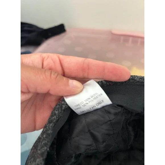 NWT Mucros weavers workshop trinity 100% wool flat cap ireland gray red tweed XL - Picture 8 of 8